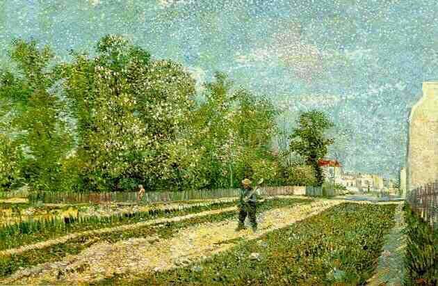 Vincent van Gogh Faubourgs de Paris 1887